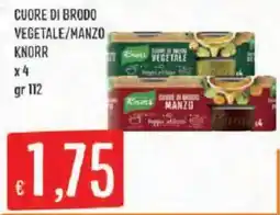 Mercadò Cuore di brodo vegetale/manzo Knorr offerta