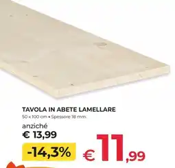 Progress Tavola in abete lamellare offerta
