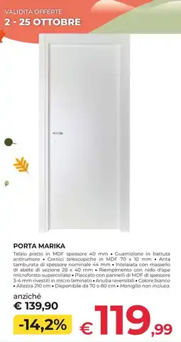 Progress Porta Marika offerta
