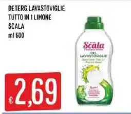 Mercadò Gel lavastoviglie tutto in 1 limone Scala offerta