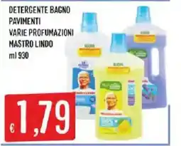 Mercadò Detergente bagno pavimenti Mastro Lindo offerta