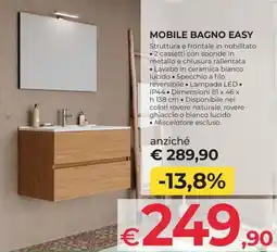 Progress Mobile Bagno Easy offerta