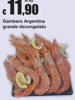 Sì con te Superstore Gambero Argentina grande offerta