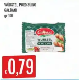 Mercadò Würstel puro suino Galbani offerta