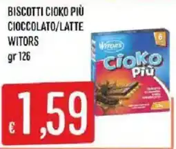 Mercadò Biscotti Cioko più Cioccolato/Latte Witors offerta
