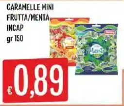 Mercadò Caramelle mini frutta/menta Incap offerta