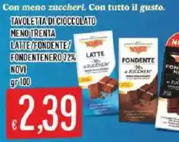 Mercadò Tavoletta di cioccolato meno trenta offerta