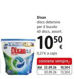 dm drogerie markt Dixan discs detergente per il bucato offerta