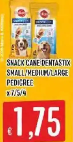 Mercadò Snack cane dentastix pedigree offerta