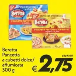 Iper Super Conveniente Beretta Pancetta a cubetti dolce/affumicata offerta