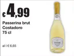 Sì con te Superstore Passerina brut Costadoro offerta