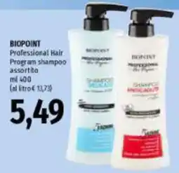 Emi Supermercati Biopoint Professional Hair Program shampoo assortito offerta