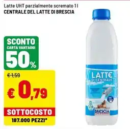 Iper La Grande Latte UHT parzialmente scremato offerta