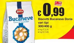 Sì con te Superstore Biscotti Bucaneve Doria offerta