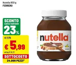 Iper La Grande Nutella FERRERO offerta