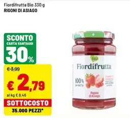 Iper La Grande Fiordifrutta Bio Rugoni di Asiago offerta