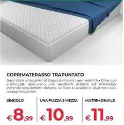Progress Coprimaterasso trapuntato offerta