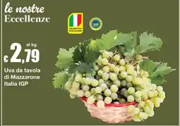 Sì con te Superstore Uva da tavola di Mazzarone offerta