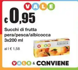 Sì con te Supermercati Succhi di frutta Vale offerta