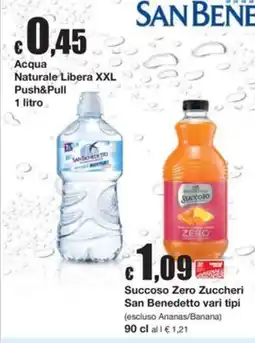 Sì con te Supermercati Acqua Naturale Libera XXL offerta