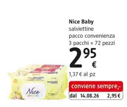 dm drogerie markt Nice Baby salviettine offerta