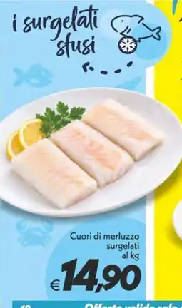 Iper Super Conveniente Cuori di merluzzo surgelati offerta