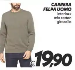 Iper Super Conveniente Carrera felpa uomo offerta