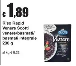 Sì con te Supermercati Riso Rapid Venere Scotti offerta