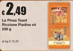 Sì con te Supermercati La Pinsa Toast Riccione Piadina offerta