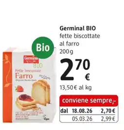 dm drogerie markt Germinal BIO fette biscottate al farro offerta