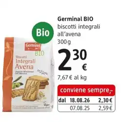 dm drogerie markt Germinal BIO biscotti integrali all'avena offerta