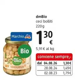 dm drogerie markt dmBio ceci bolliti offerta
