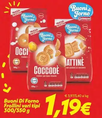Buoni Di Forno Frollini vari tipi
