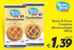 Iper Super Conveniente Buoni Di Forno Crostatina albicocca/cacao offerta