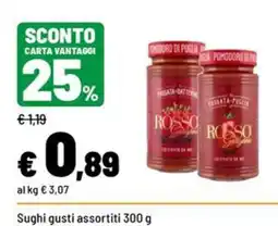 Iper La Grande Sughi gusti assortiti offerta