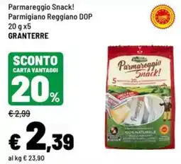 Iper La Grande Parmareggio Snack! Parmigiano Reggiano DOP offerta