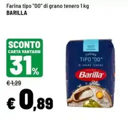 Iper La Grande Farina tipo "00" di grano tenero Barilla offerta