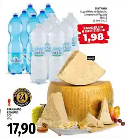 Emi Supermercati Acqua Minerale Naturale Lievemente Frizzante Sant'Anna offerta