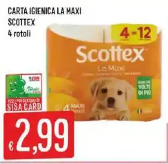 Carta igienica La Maxi Scottex