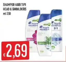 Mercadò Shampoo vari tipi Head & Shoulders offerta