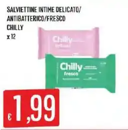 Mercadò Salviettine intime Chilly offerta