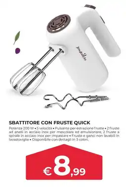 Progress Sbattitore con fruste quick Joytech offerta