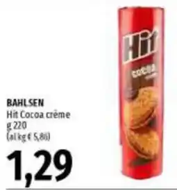 Emi Supermercati Bahlsen Hit Cocoa crème offerta