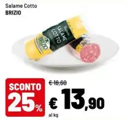 Iper La Grande Salame Cotto Brizio offerta
