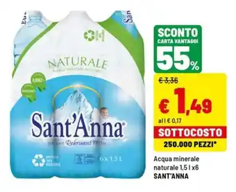 Acqua minerale naturale SANT'ANNA