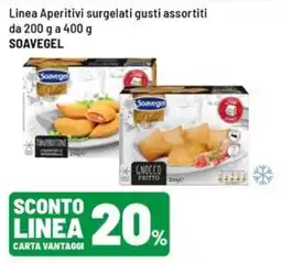 Iper La Grande Aperitivi surgelati gusti assortiti SOAVEGEL offerta