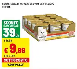 Iper La Grande Alimento umido per gatti Gourmet Gold offerta