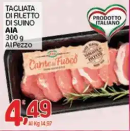 Crai Tagliata di filetto di suino AIA offerta