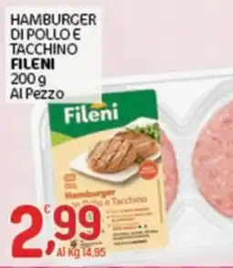 Crai Hamburger di pollo e tacchino Fileni offerta