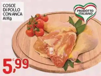 Cosce di pollo con anca